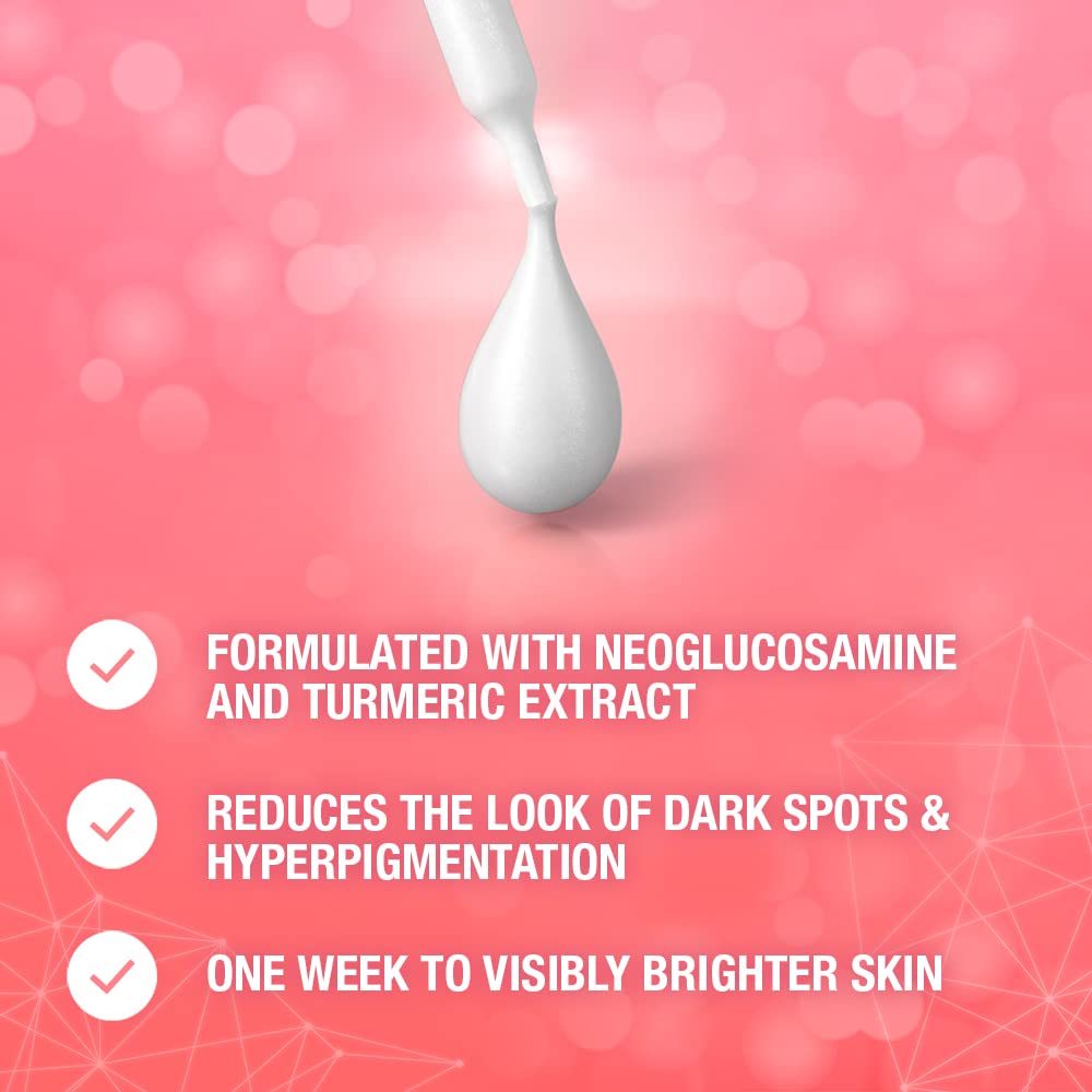 Visage lumineux après application du sérum Bright Boost.