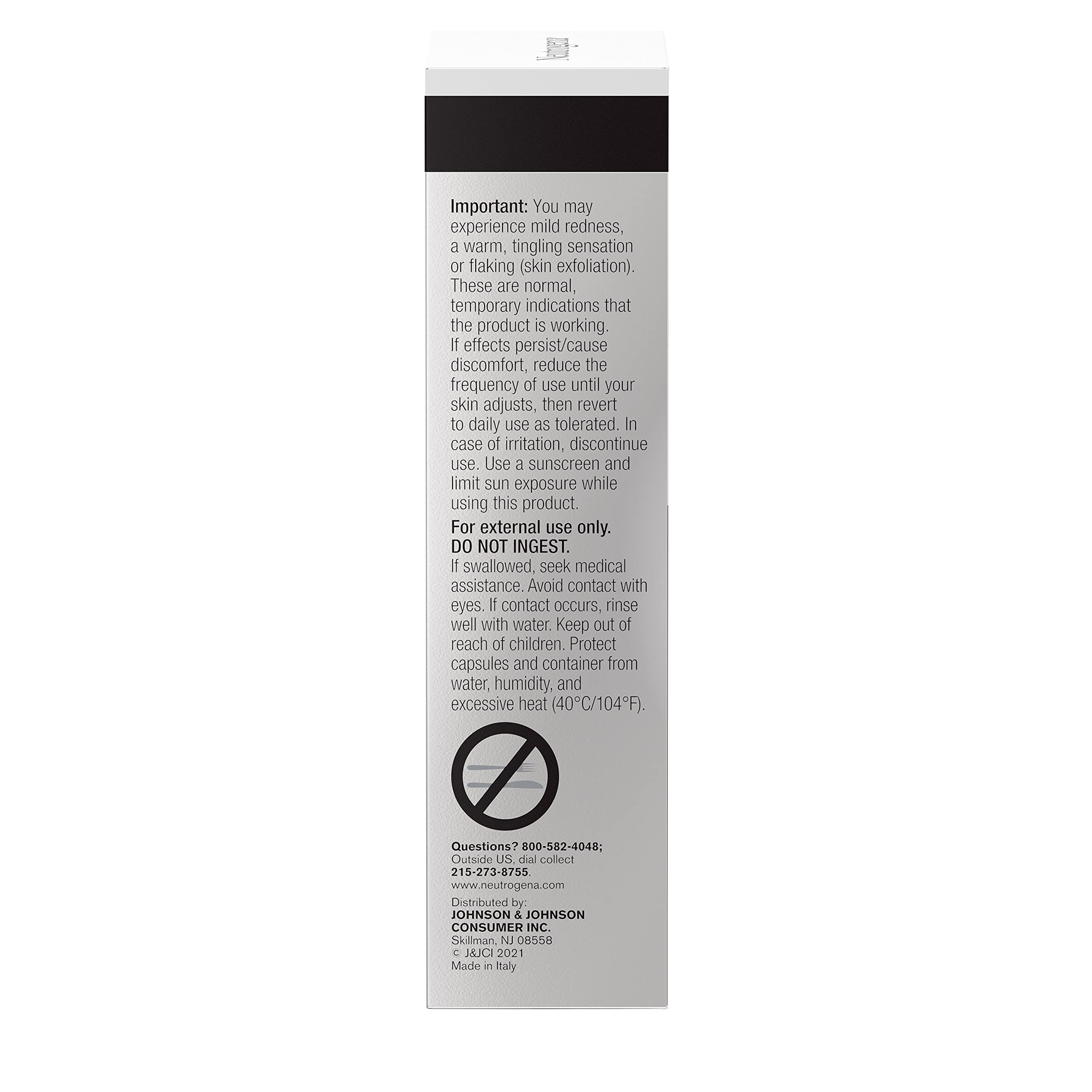 Capsules biodégradables à base d algues marines Neutrogena.