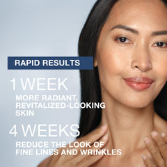 Application sans désordre grâce aux capsules retinol Neutrogena, pratique en déplacement.