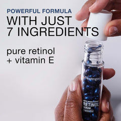Capsules retinol Neutrogena apportant douceur et élasticité à la peau.
