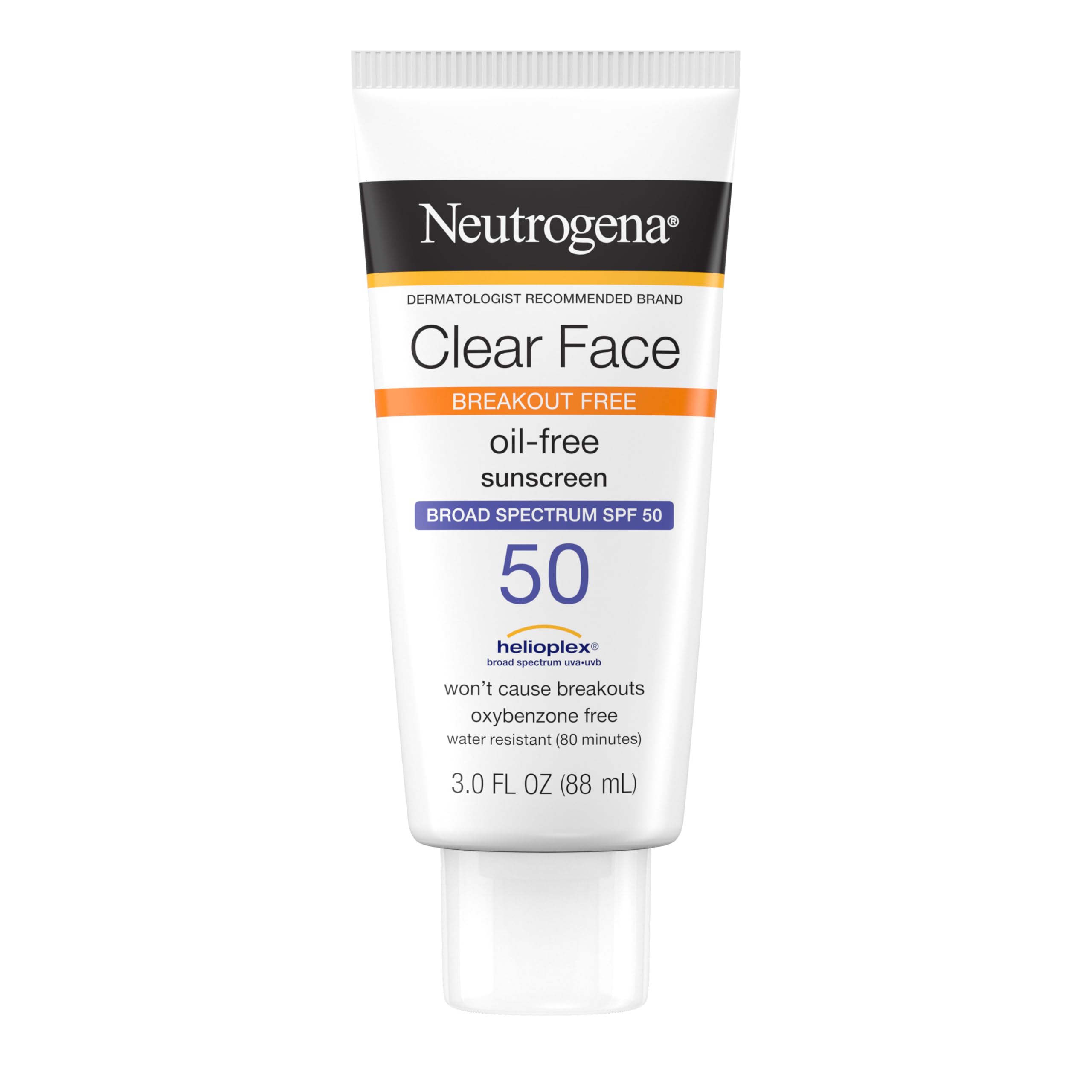 Neutrogena Clear Face: bouteille 3onces prête pour usage quotidien.