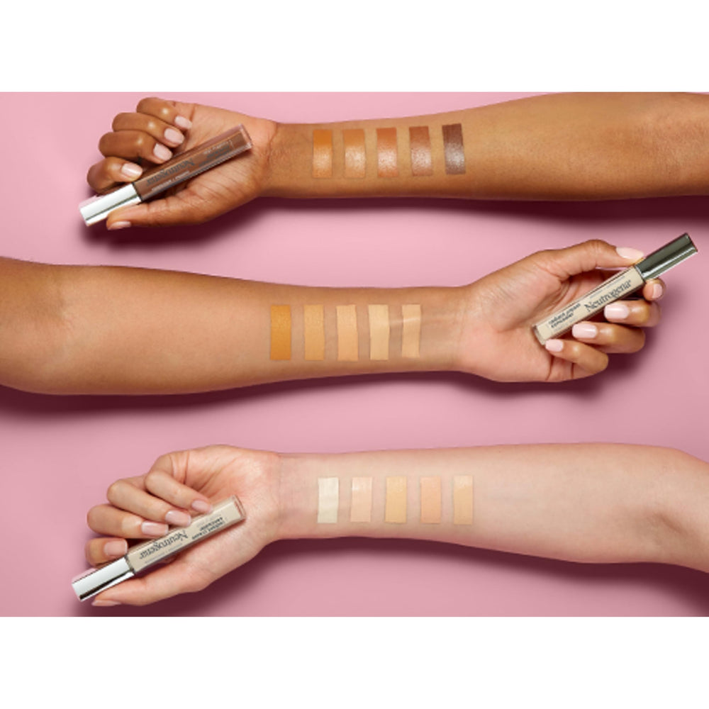 Rendu de couverture moyenne du correcteur Neutrogena sur zones ciblées
