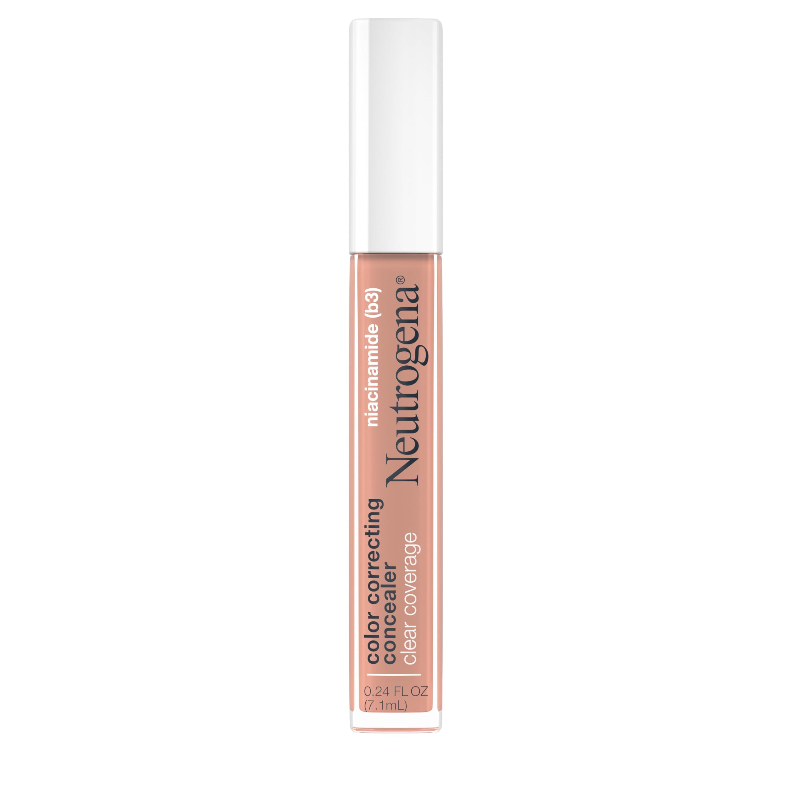 Neutrogena Correcteur-teint pêche, flacon visible, texture légère pour neutraliser les taches.