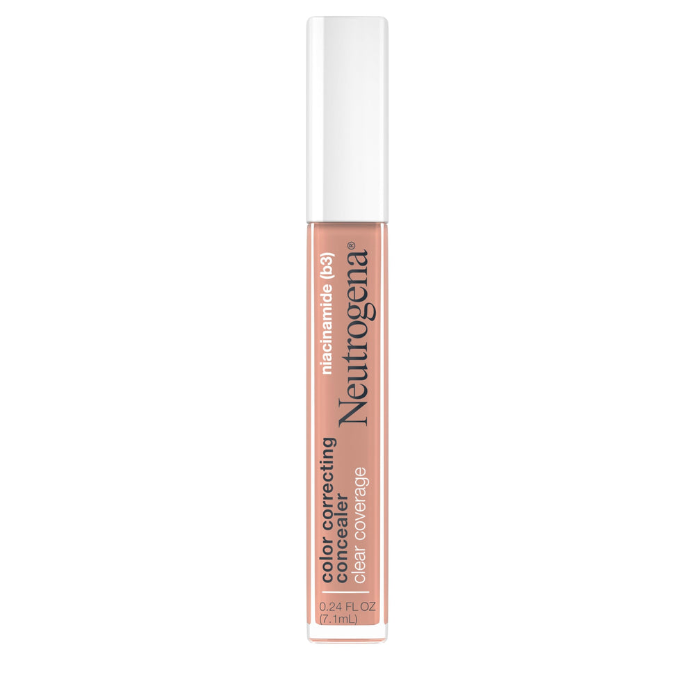 Neutrogena Correcteur-teint pêche, flacon visible, texture légère pour neutraliser les taches.