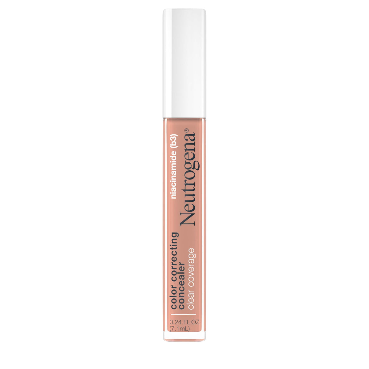 Neutrogena Correcteur-teint pêche, flacon visible, texture légère pour neutraliser les taches.