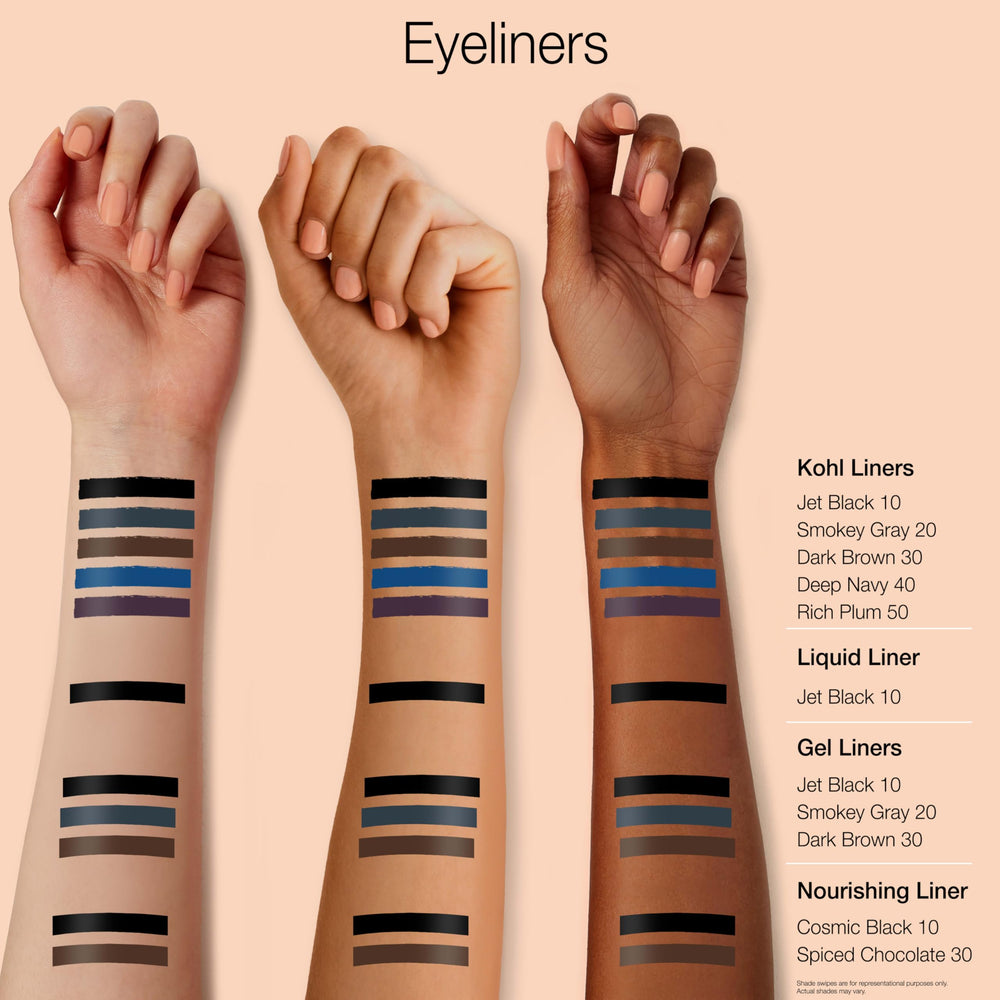 Application fluide Neutrogena Crayon Gel Intense pour tracé rapide et homogène.