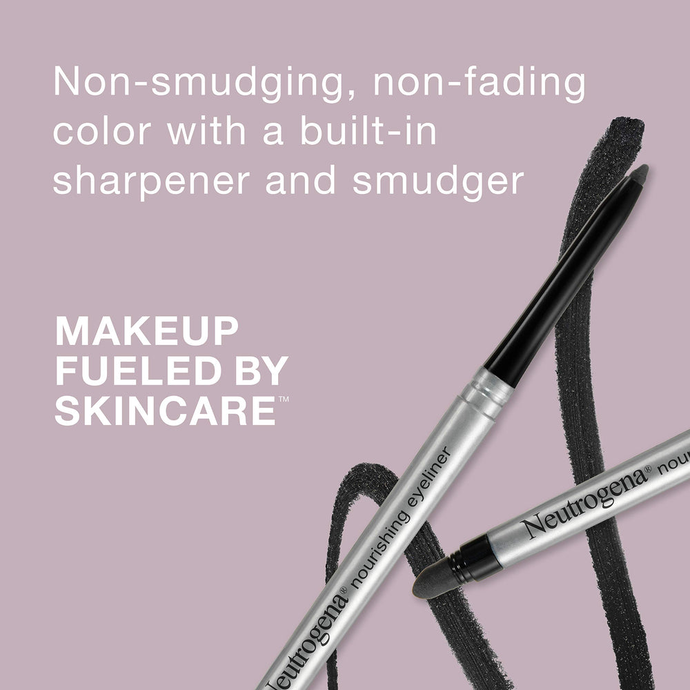 Contour précis grâce au taille-crayon incorporé du crayon yeux Neutrogena.