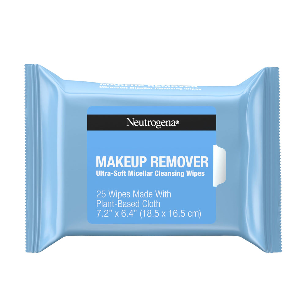 Lingettes micellaires Neutrogena ultra-douces démaquillant le visage rapidement