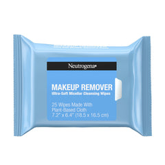 Lingettes micellaires Neutrogena ultra-douces démaquillant le visage rapidement