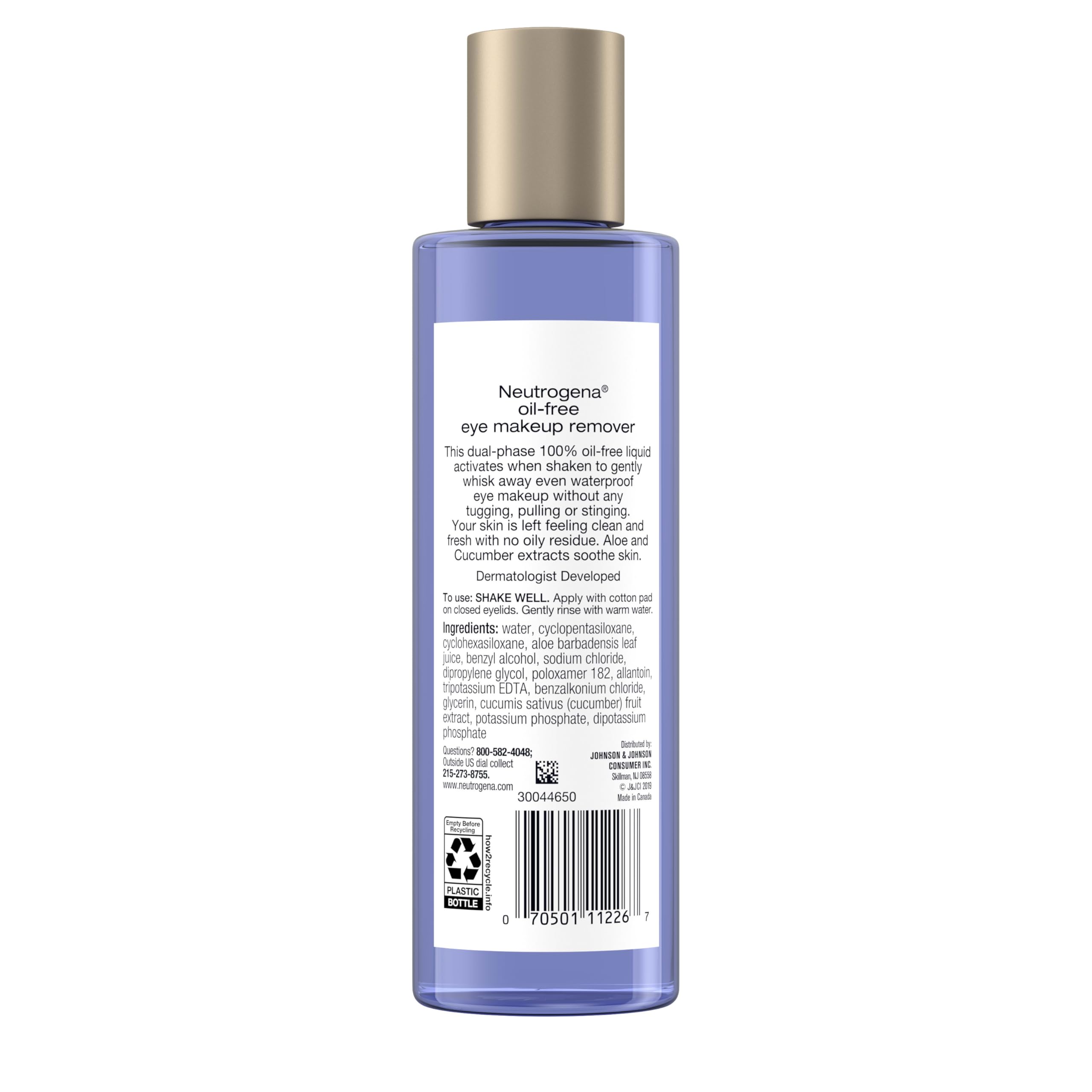 Intègre votre routine quotidienne: Neutrogena démaquillant yeux, nettoie sans effort et prépare la peau.