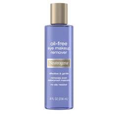 Neutrogena Demaquillant yeux sans huile, flacon 237 ml, démaquille en douceur sans résidu gras.