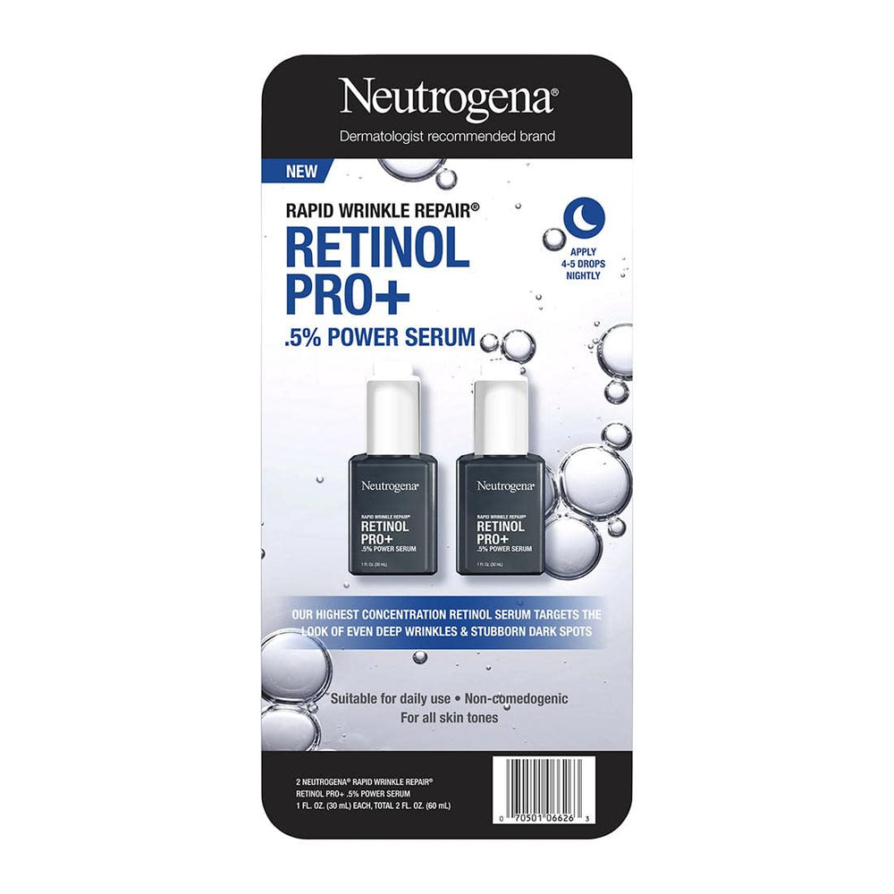 Formule-retinol-0-5-pourcentage de Neutrogena, concentration clé pour l’action anti-âge.