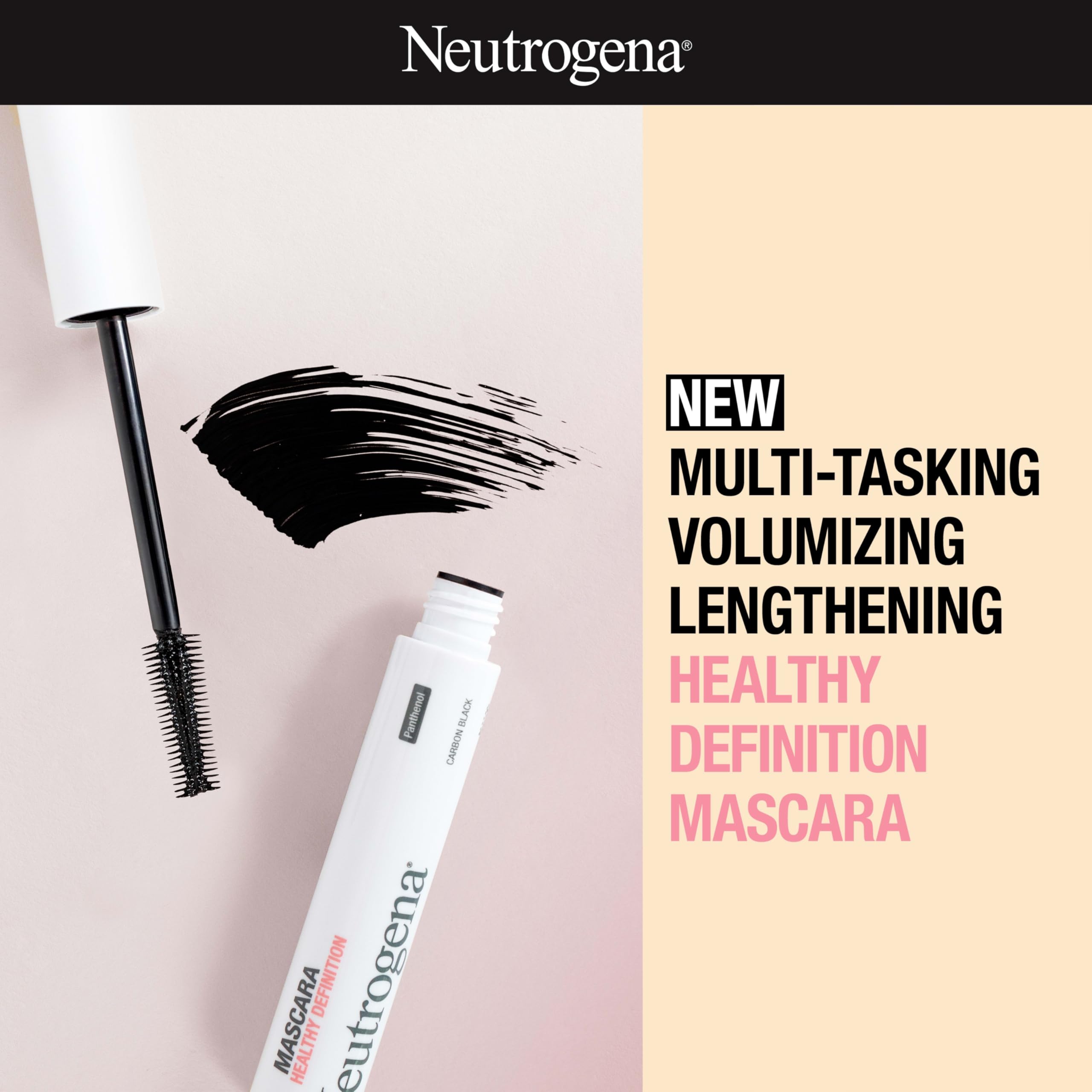 Neutrogena Healthy Definition Mascara : peigne et applicateur pour résultat naturel.