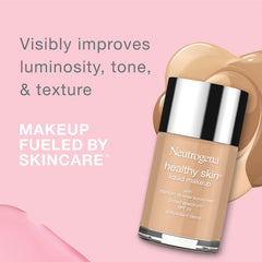Neutrogena Healthy Skin Foundation: échantillons de teinte Natural Ivory 20 pour un teint uniforme.