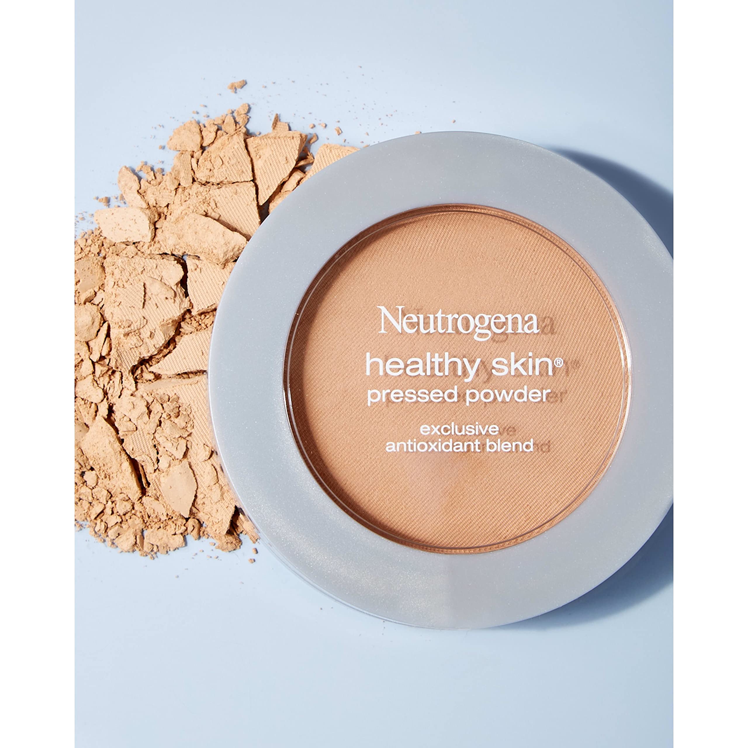 Poudre compacte Neutrogena – texture veloutée qui lisse la peau.