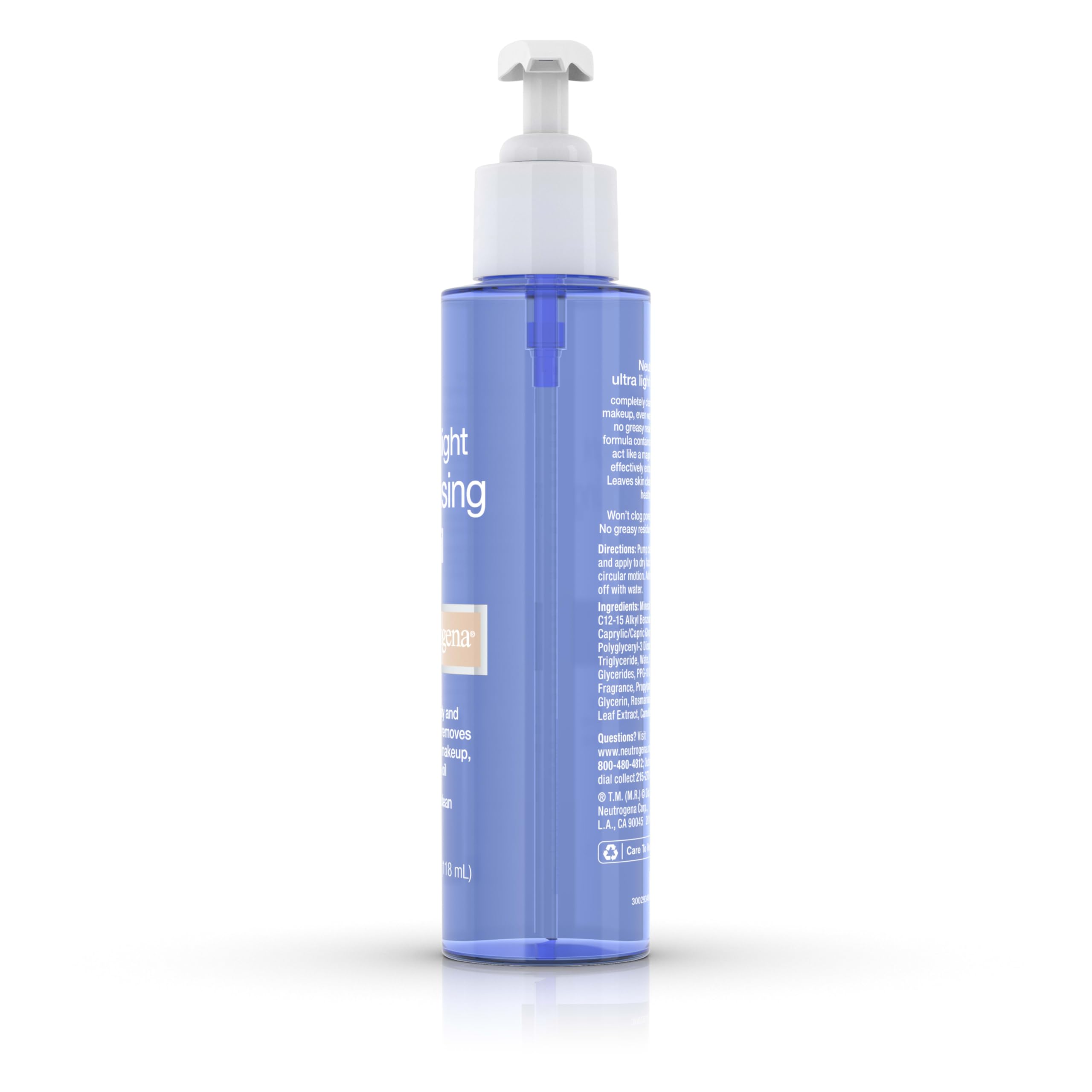 Neutrogena Demaquillant Huile – retire le mascara imperméable a l eau tout en douceur.