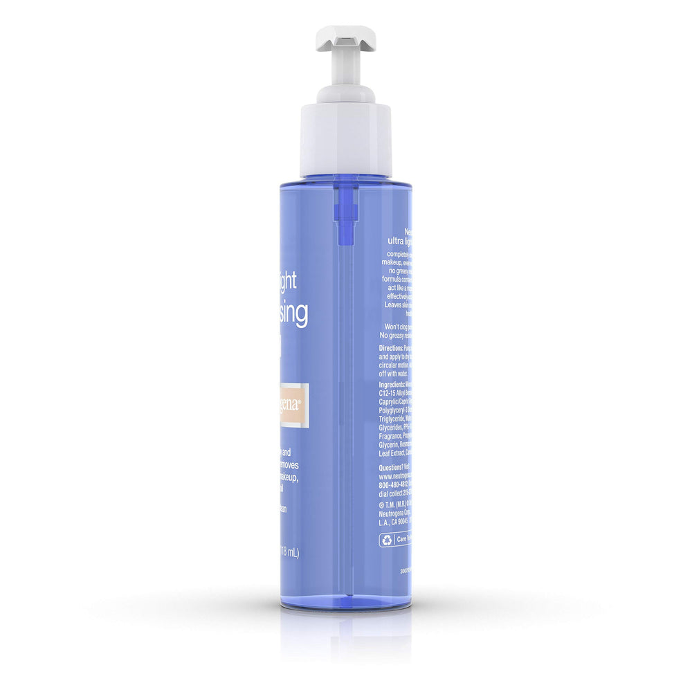 Huile légère Neutrogena – enlève le maquillage tenace et laisse la peau douce.