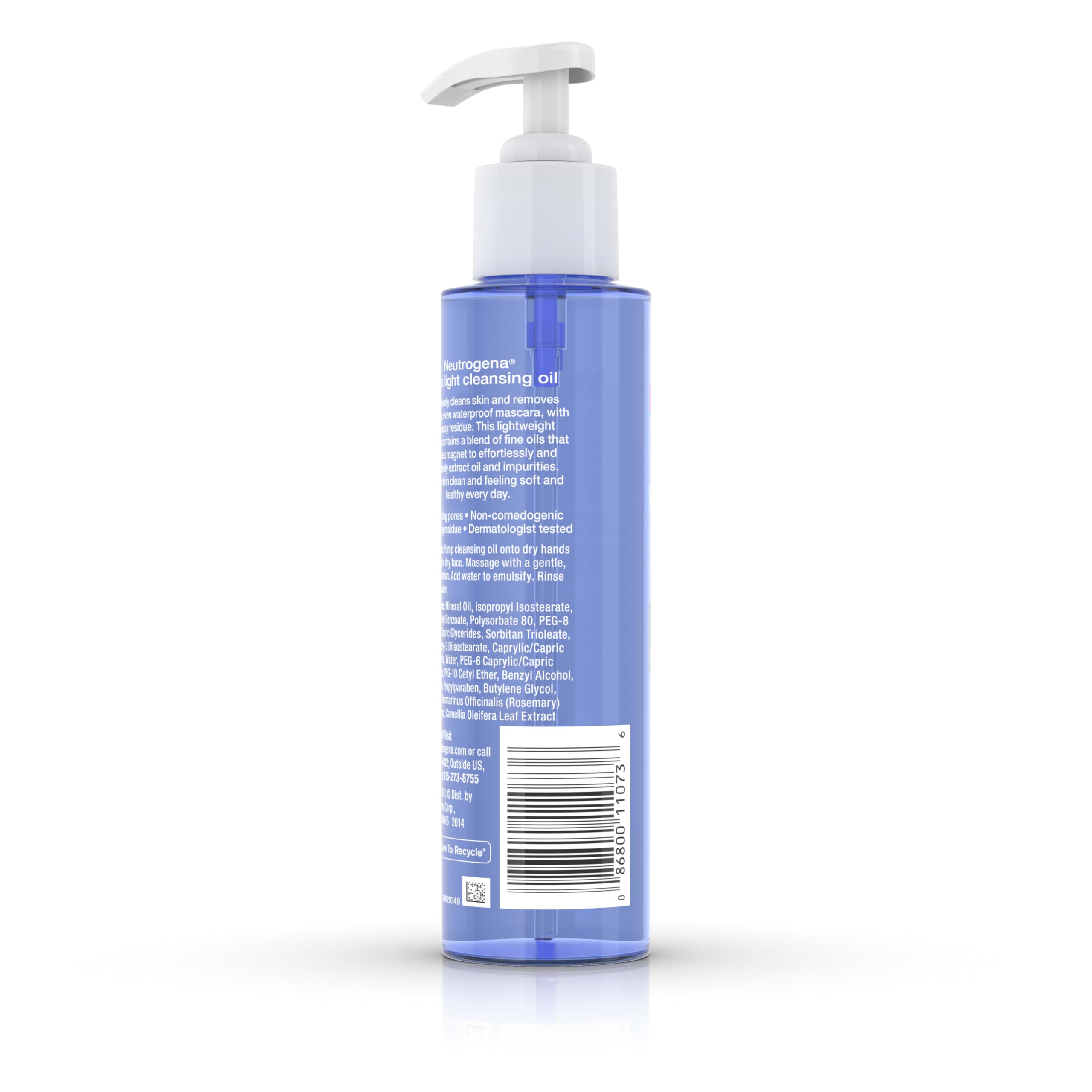 Nettoyage quotidien rapide – rinçage clair sans résidu gras avec Neutrogena.
