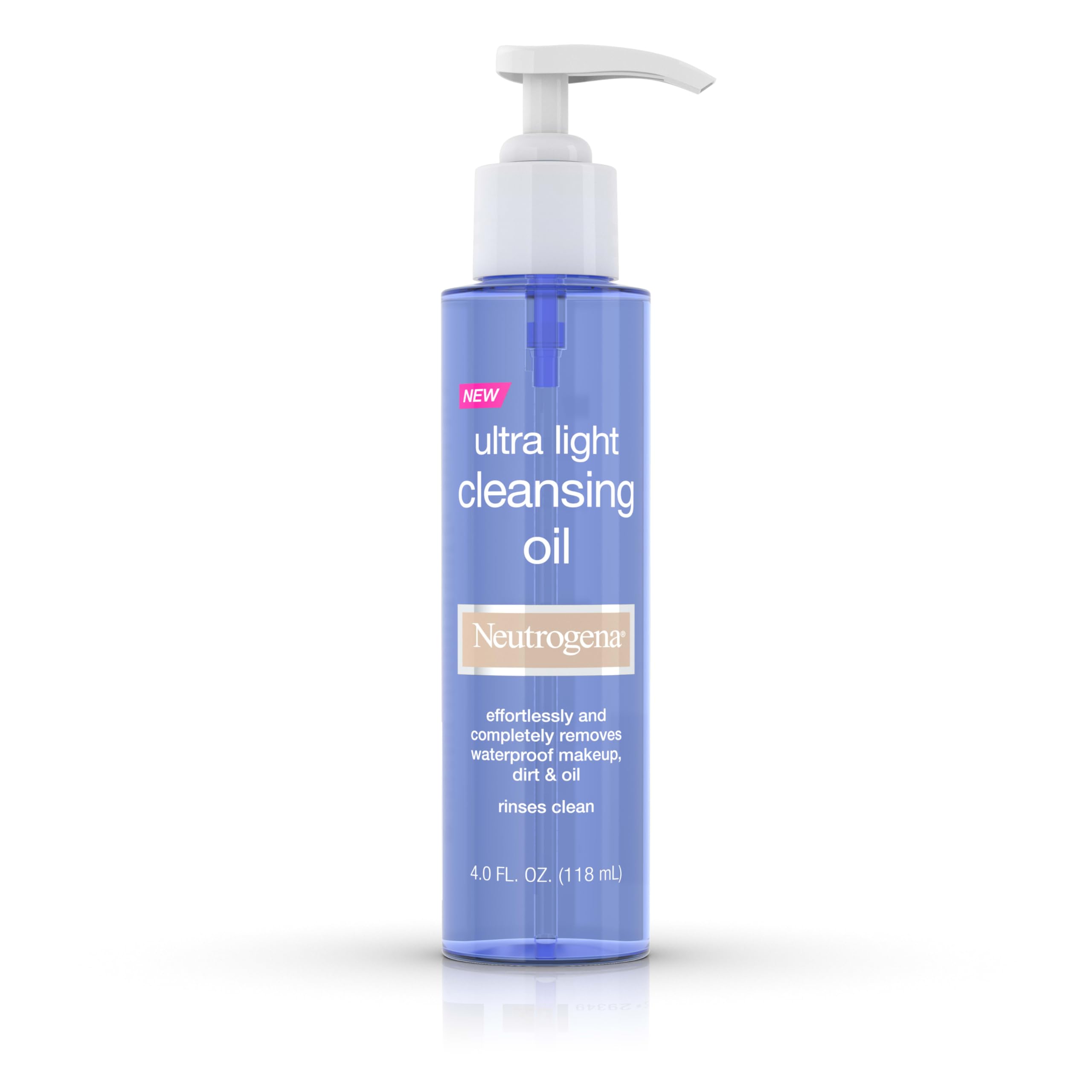 Neutrogena Huile Demaquillante Visage Ultra Legere – nettoie en douceur et retire le maquillage.