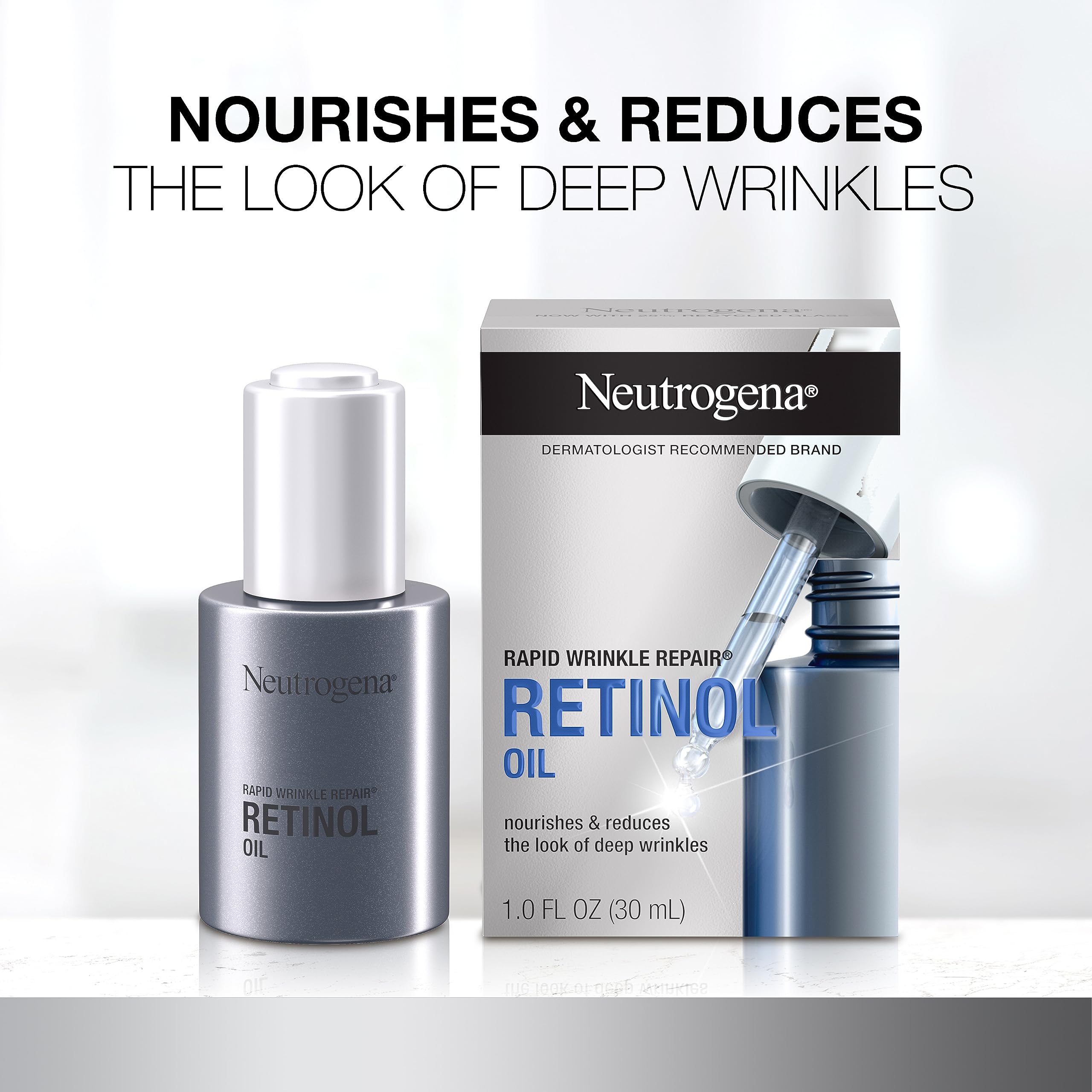 Neutrogena huile-retinol-absorption-rapide — texture légère qui pénètre rapidement.