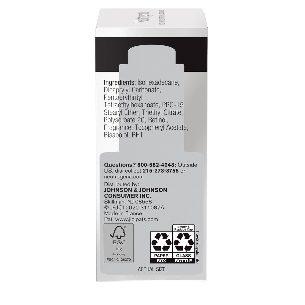Neutrogena huile-retinol-routine-quotidienne — s'intègre facilement à votre rituel beauté.