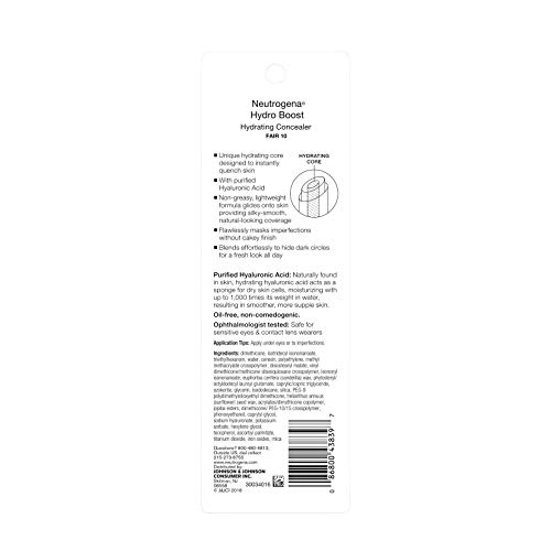 Neutrogena Hydro Boost baton format compact pour retouches rapides.