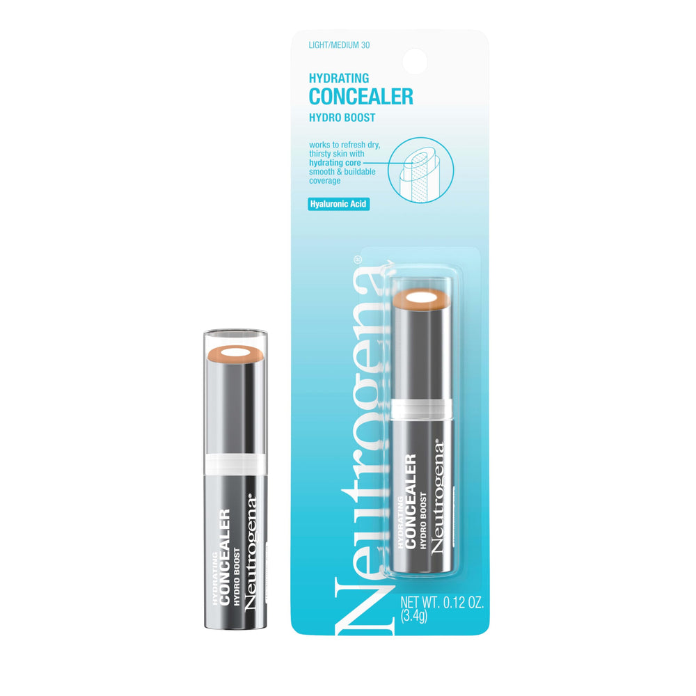 Application sous les yeux avec le stick Neutrogena Hydro Boost.