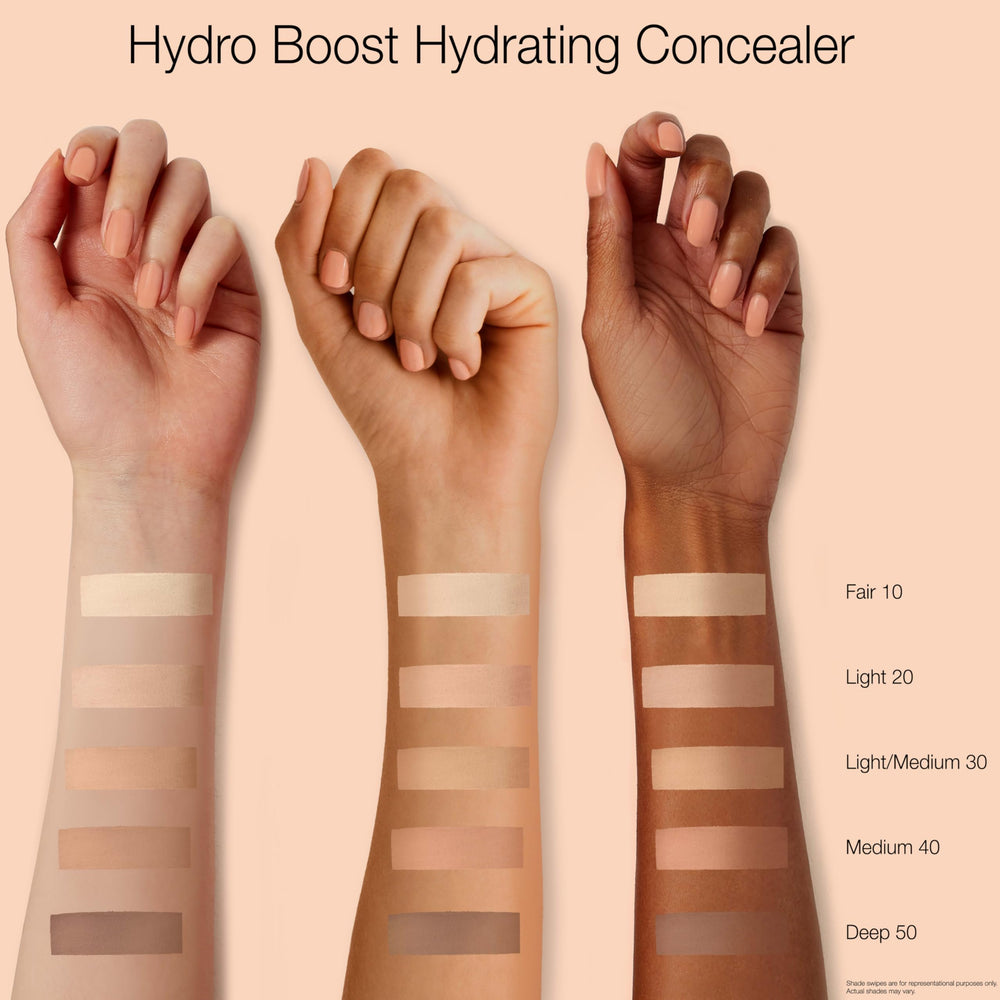 Couverture modulable et facile à estomper avec le concealer.