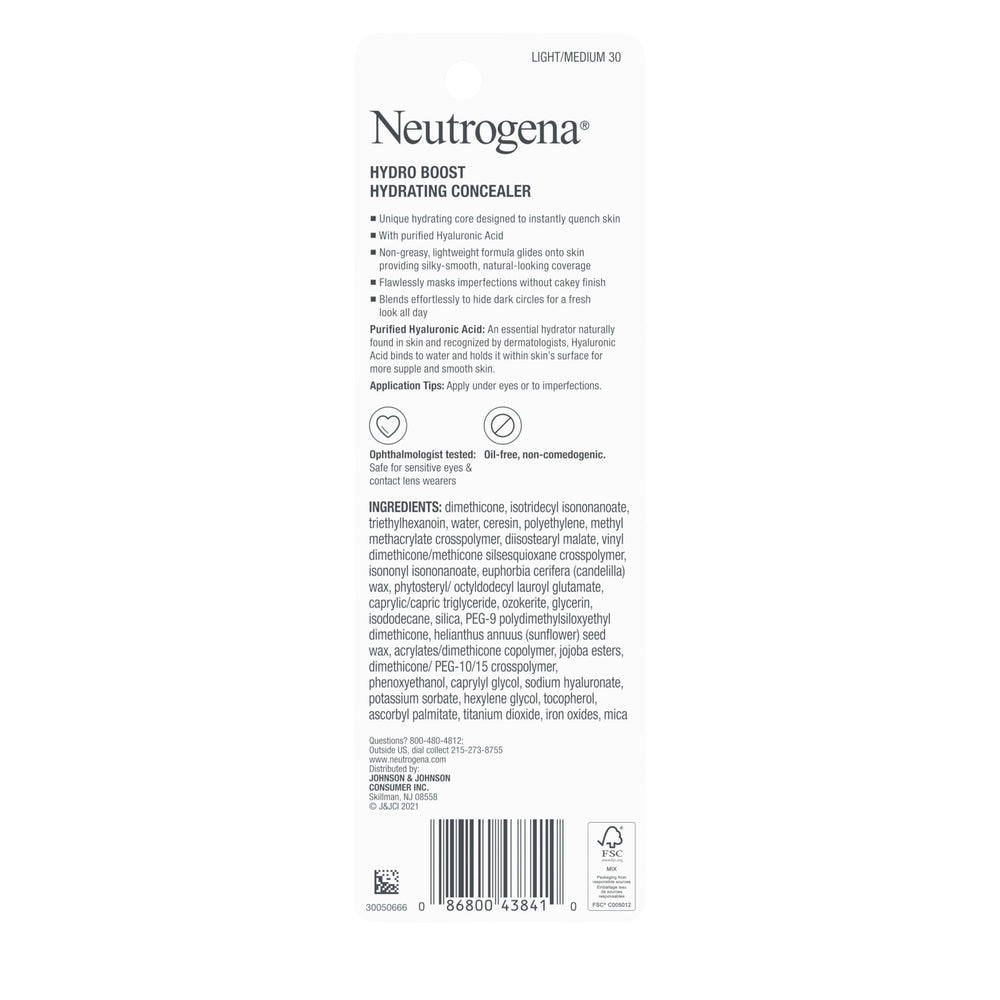 Concealer non comédogène pour une utilisation quotidienne.