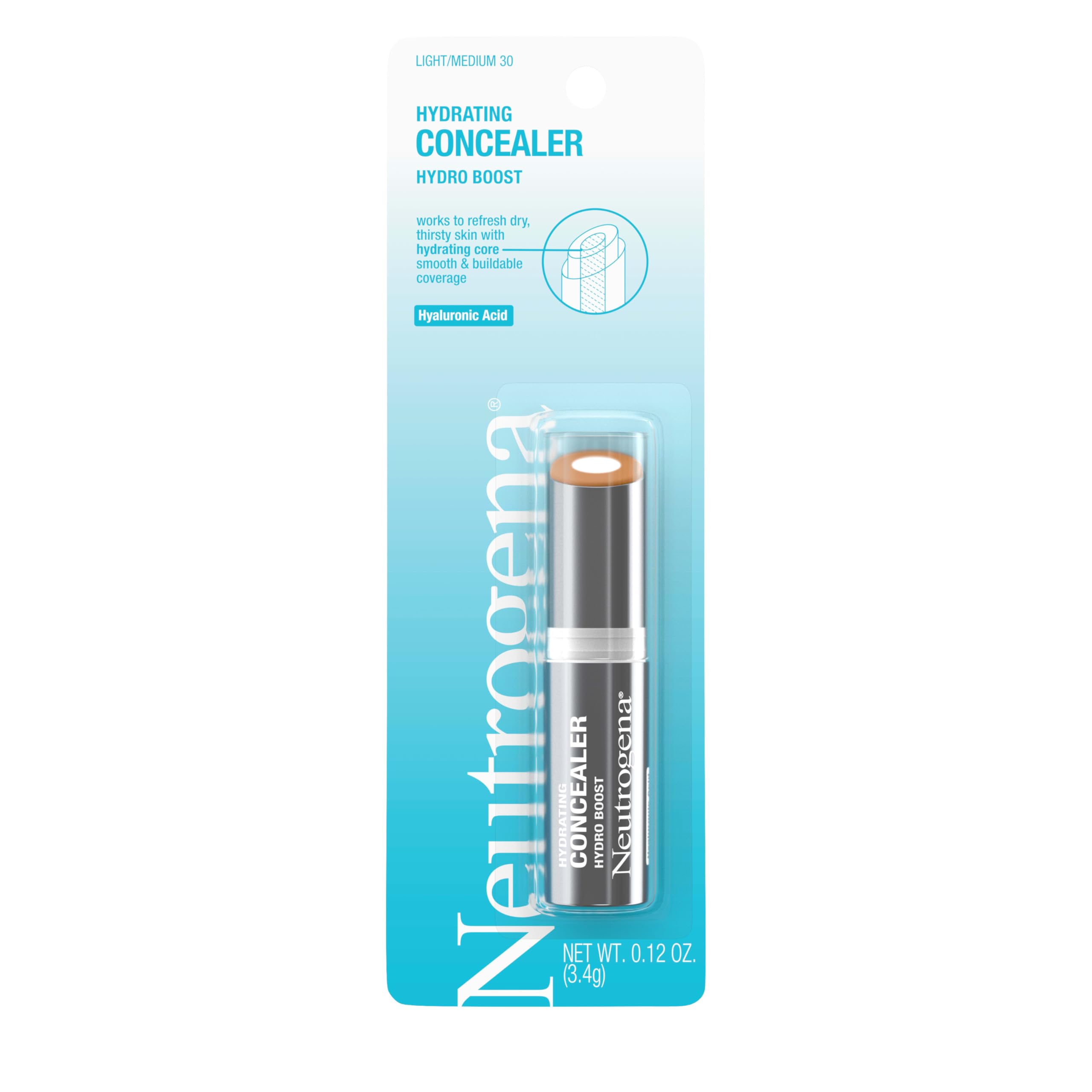 Concealer adapté aux yeux sensibles et porteurs de lentilles.