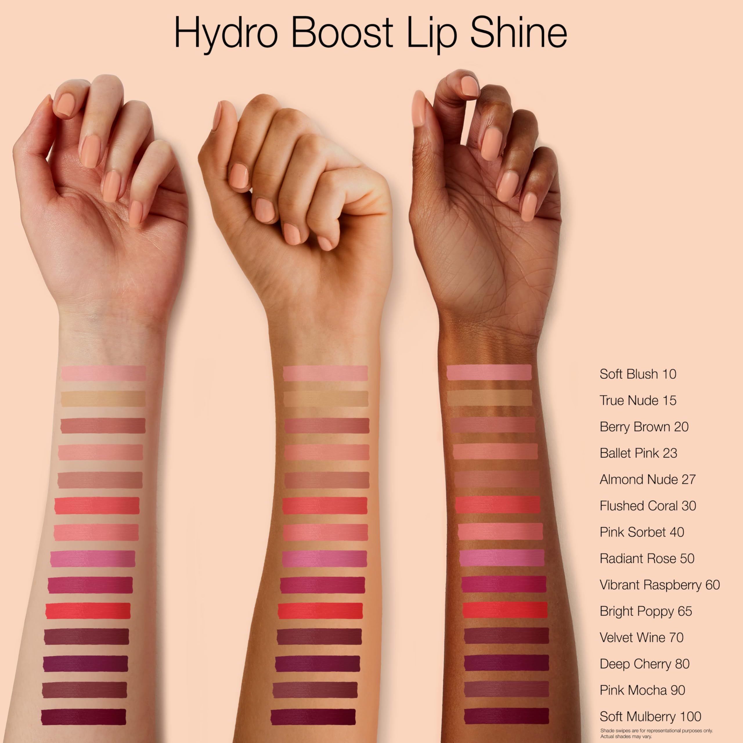 Neutrogena Hydro Boost Gloss Lèvres, applicateur et couleur Ballet.
