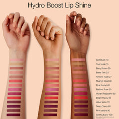 Neutrogena Hydro Boost Gloss lèvres — teinte Velvet Wine sur lèvres.