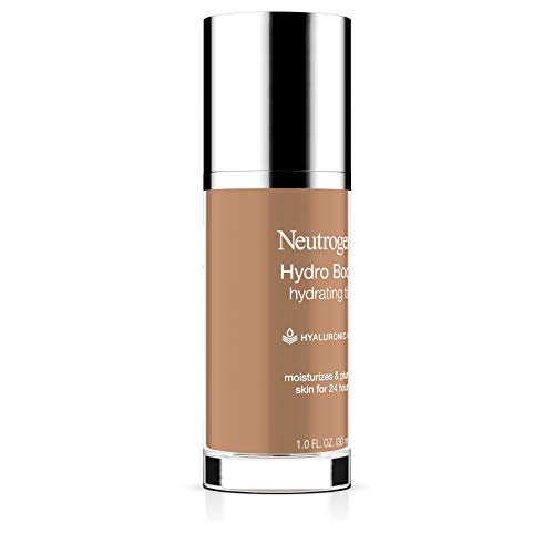 Neutrogena Hydro Boost Hyaluronique Soin Maquillage, format fluide, hydratation continue.