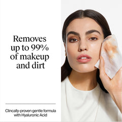 Neutrogena Hydro Boost Lingettes Micellaires avec hyaluronique pour hydrater la peau.