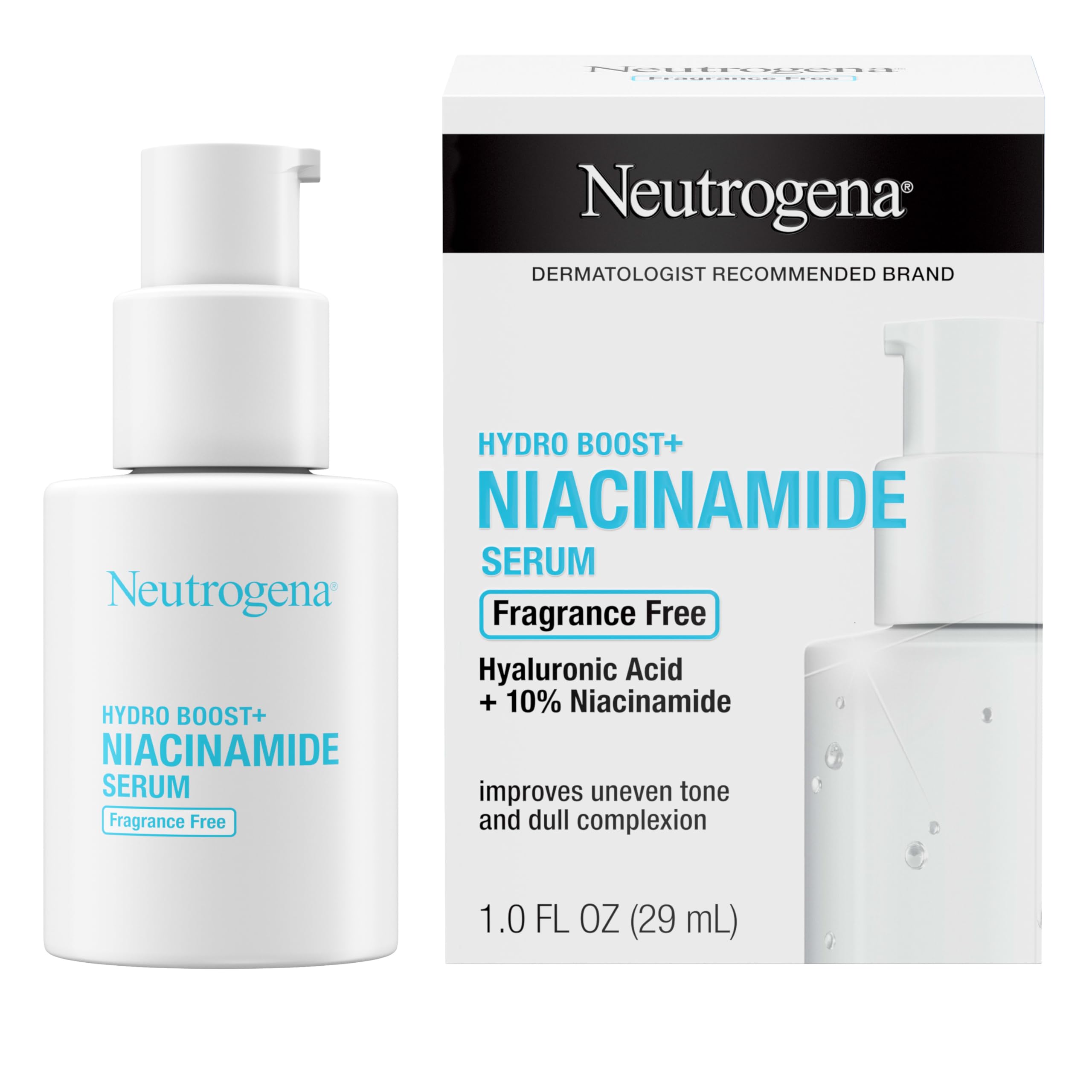 Intégration facile dans la routine quotidienne avec Neutrogena Hydro Boost + Niacinamide.
