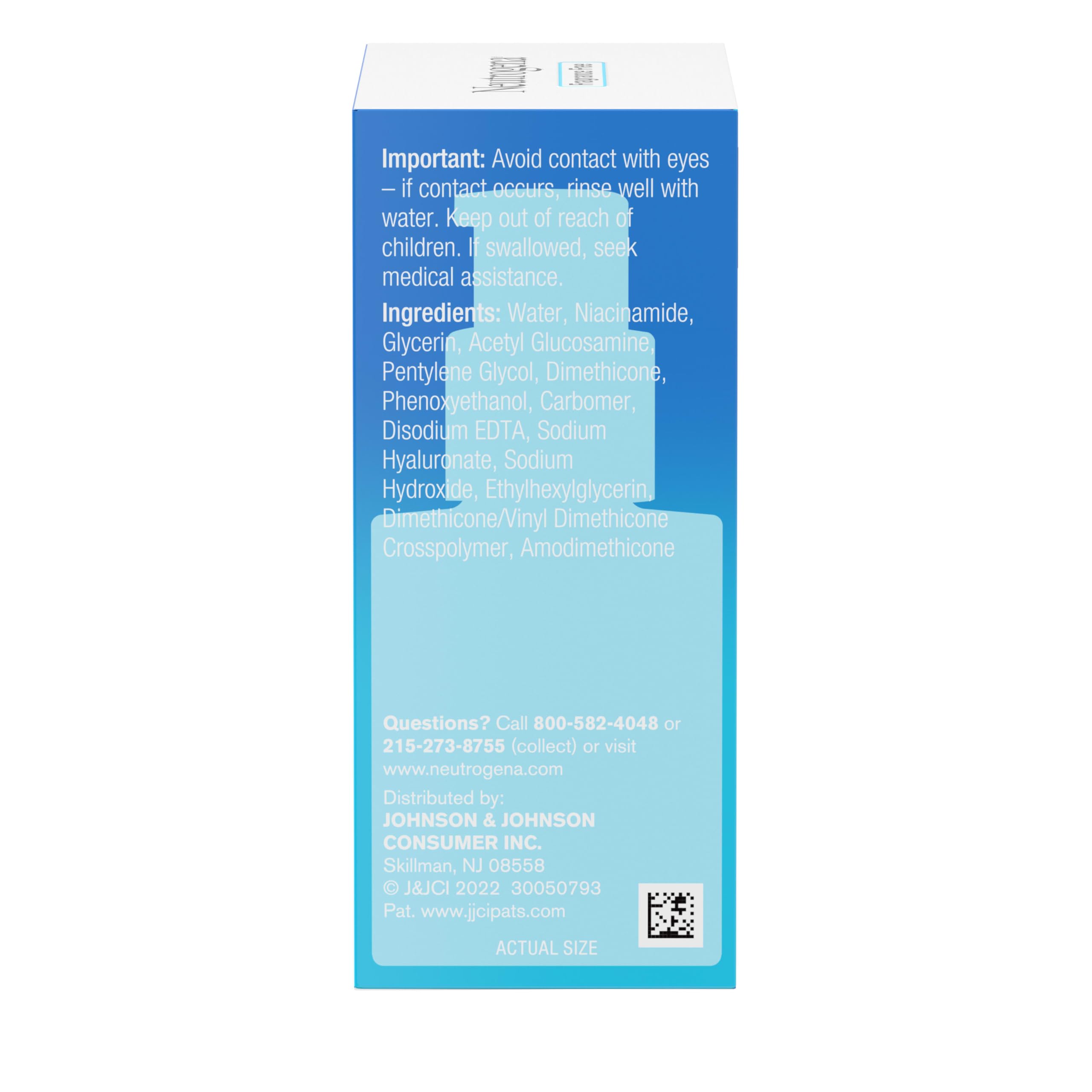 Teint unifié avec Neutrogena Hydro Boost + Niacinamide, effet lumineux.