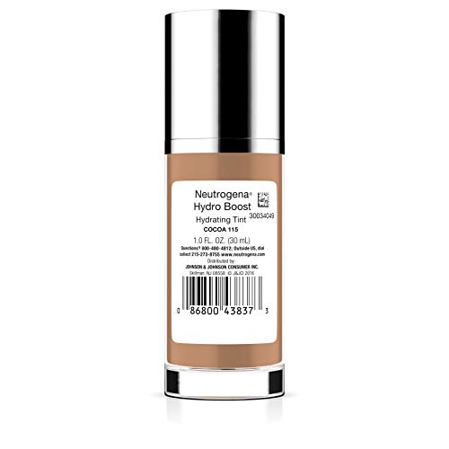 Neutrogena Hydro Boost Teint Cacao 115, teinte chaude et naturelle pour peau moyenne.