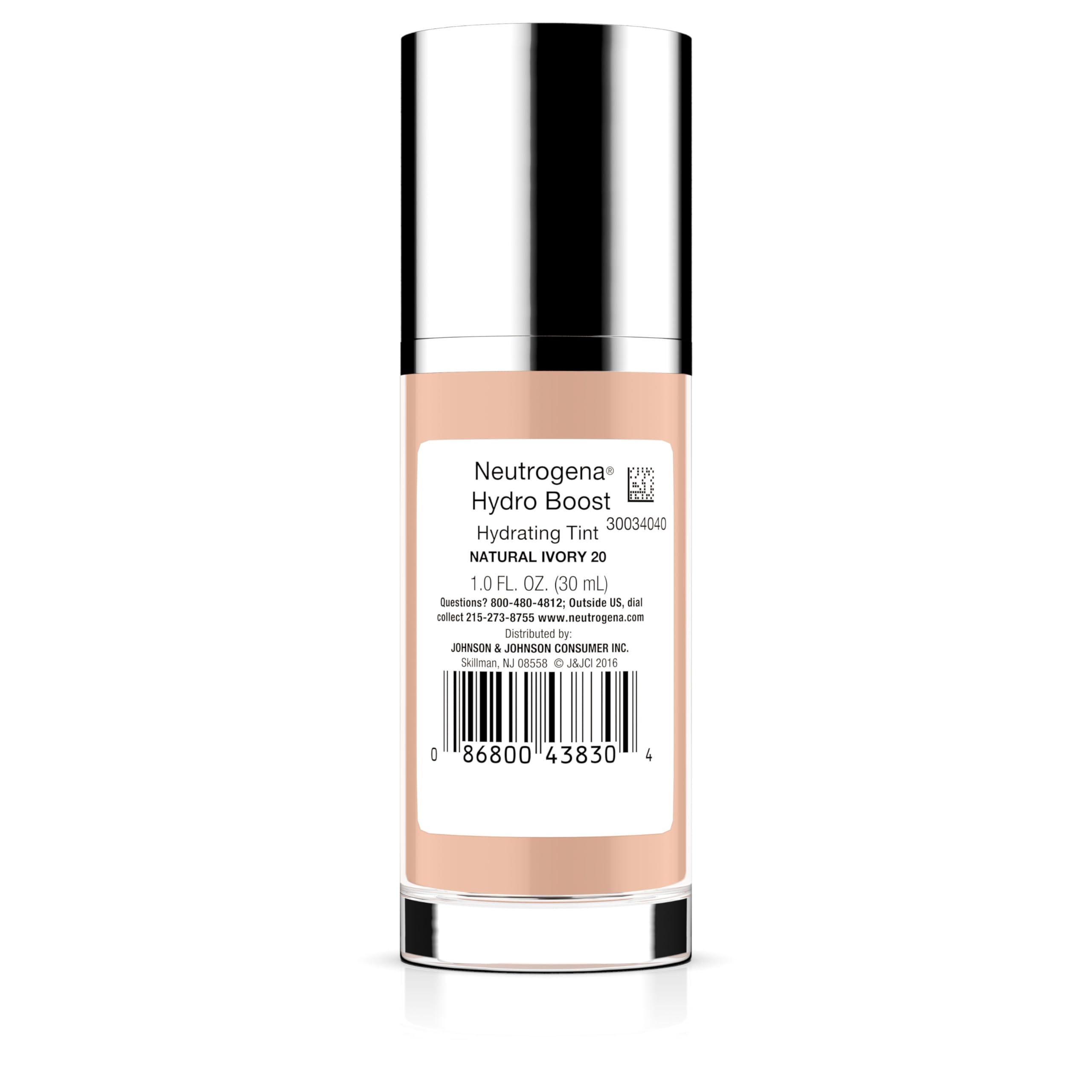 Neutrogena Hydro Boost sans huile, peau non comedogene.