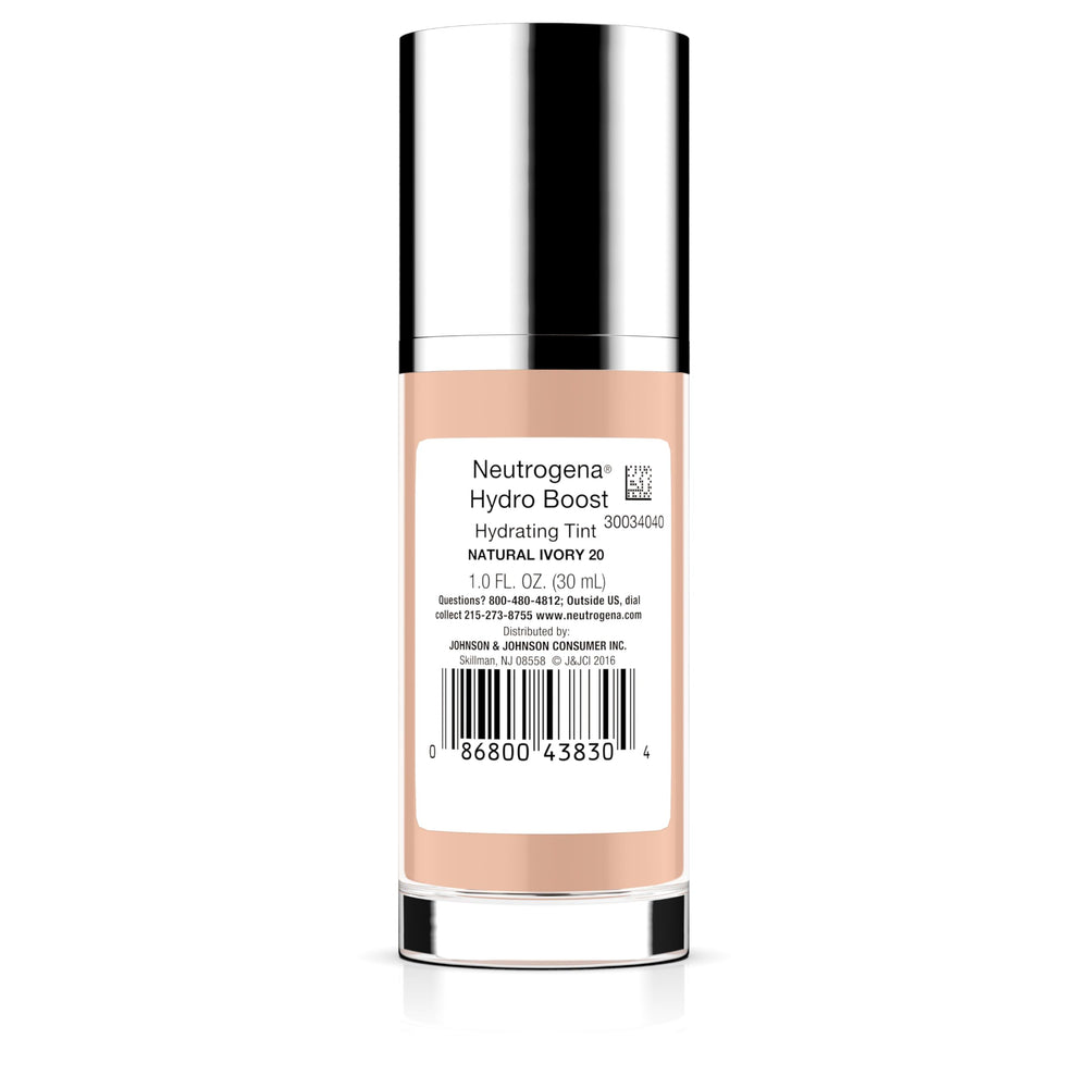 Neutrogena Hydro Boost sans huile, peau non comedogene.