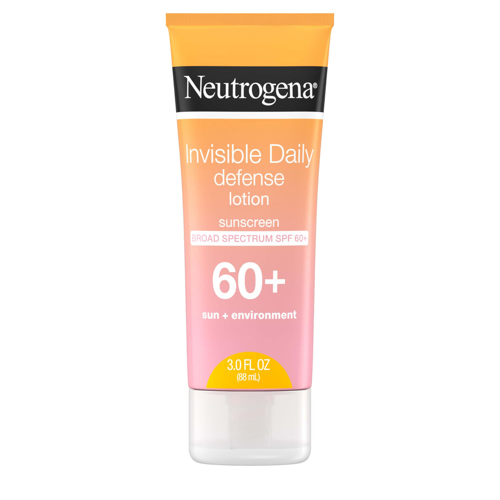 Neutrogena Invisible Daily Defense bottle-pour provides quick UV protection for outdoor days.