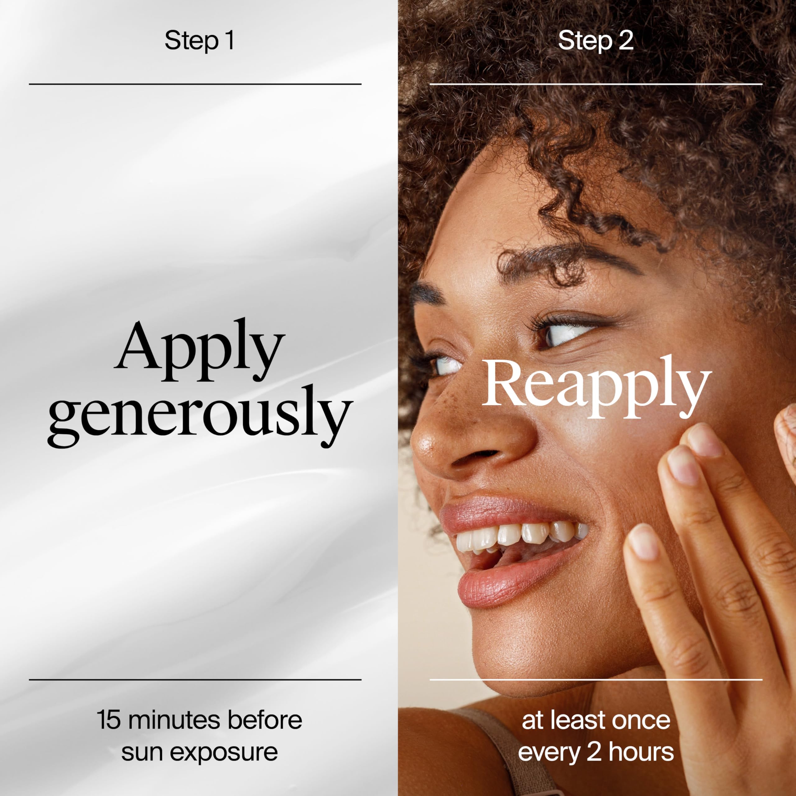 Neutrogena Invisible Daily Defense non-comedogenic formula suitable for face and body.
