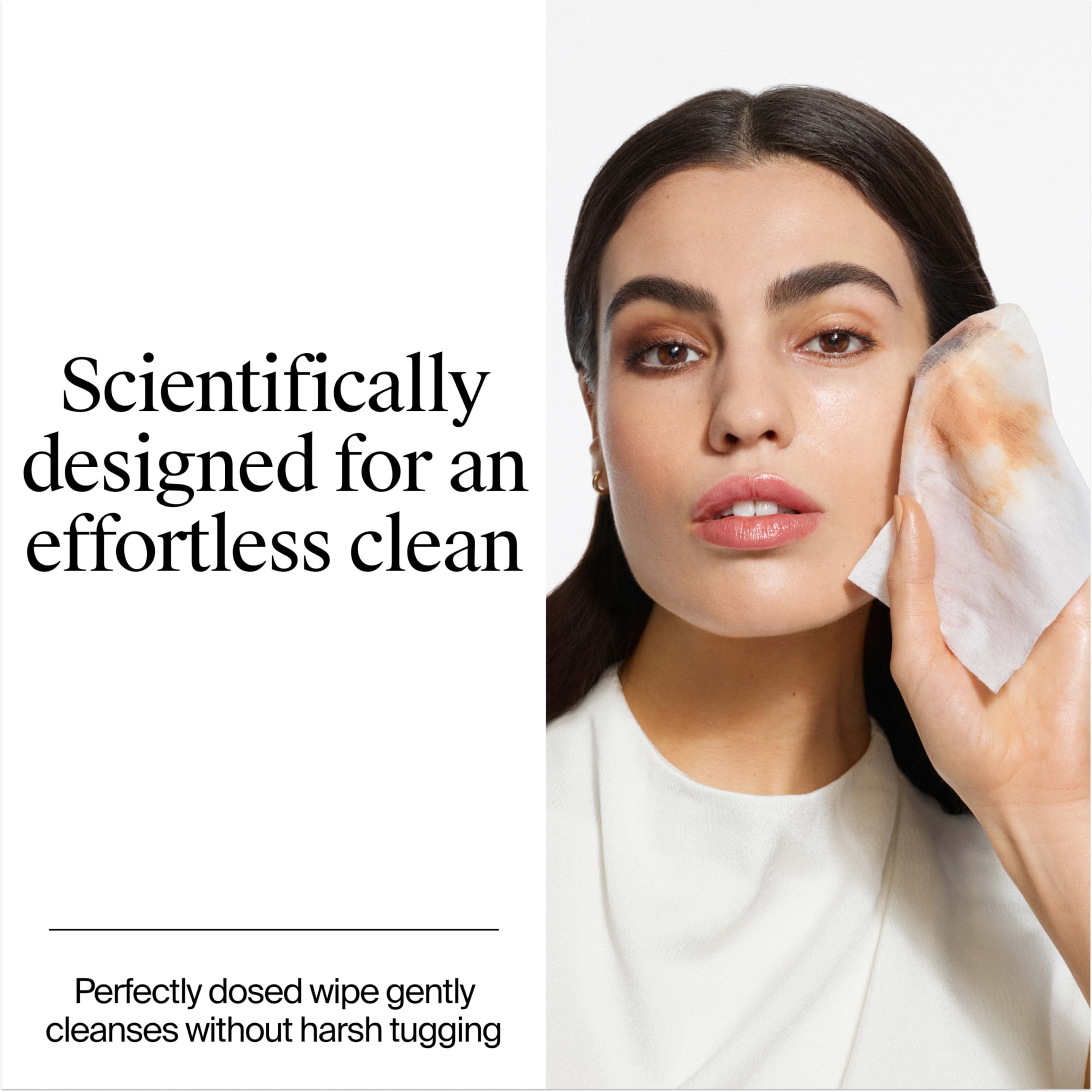 Lingettes Neutrogena sans alcool et sans huile pour une peau nette.