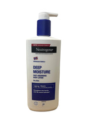 Lotion Neutrogena Norwegian Formula, bouteille 400 ml, hydratation rapide et profonde pour peau sèche.