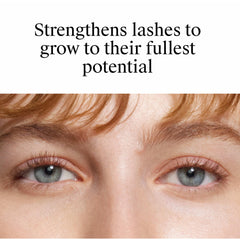 Échantillon couleur brun 03 du mascara Neutrogena Longueurs Santé sur peau.