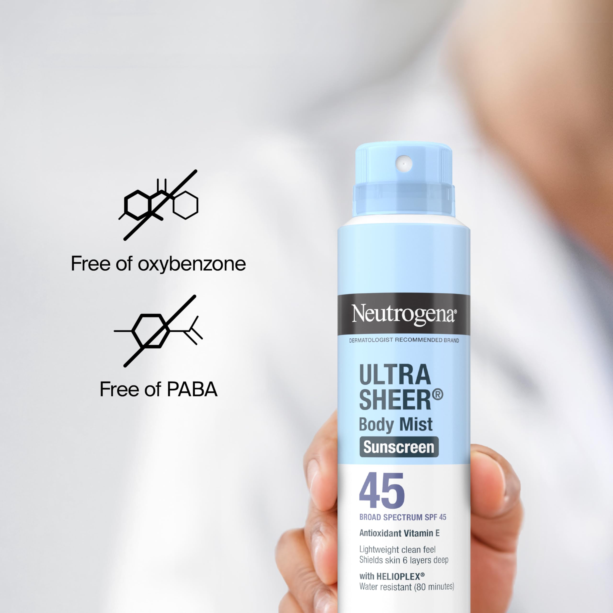 Formule sans huile et non comédogène de Neutrogena.
