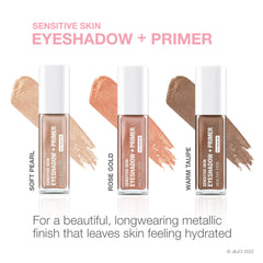 Ombre crème-poudre métallique Neutrogena, taupe chaud pour look chic.