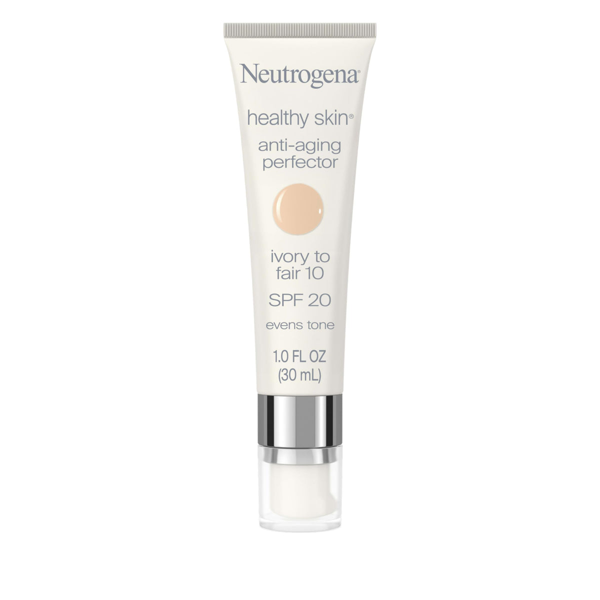 Neutrogena Perfecteur Teint Sante Peau SPF20 en tube pour une couvrance légère.