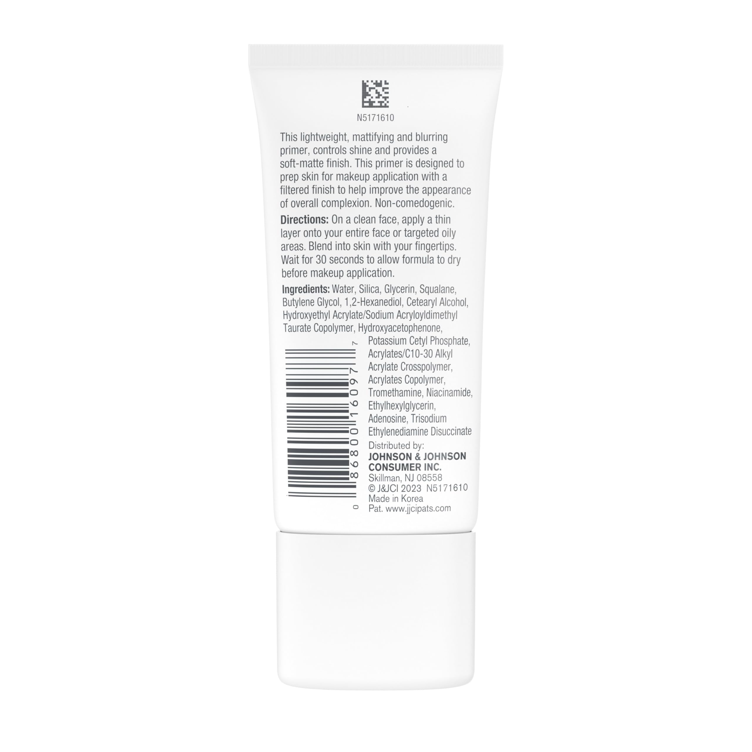 Base non comédogène Neutrogena, ne bouche pas les pores
