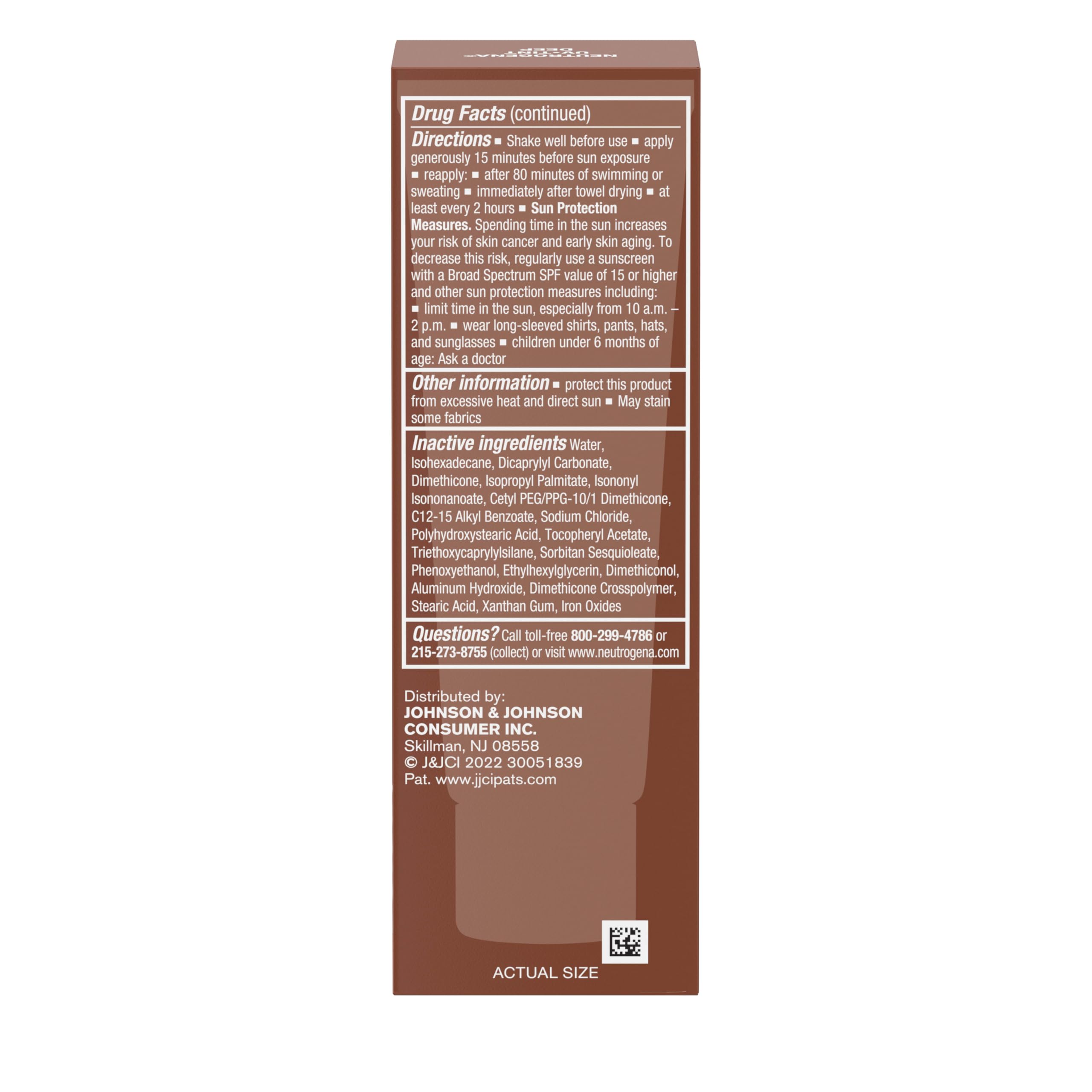 Neutrogena Purescreen+ Vitamine E-nourrissant-visage; soin minéral doux pour la peau.