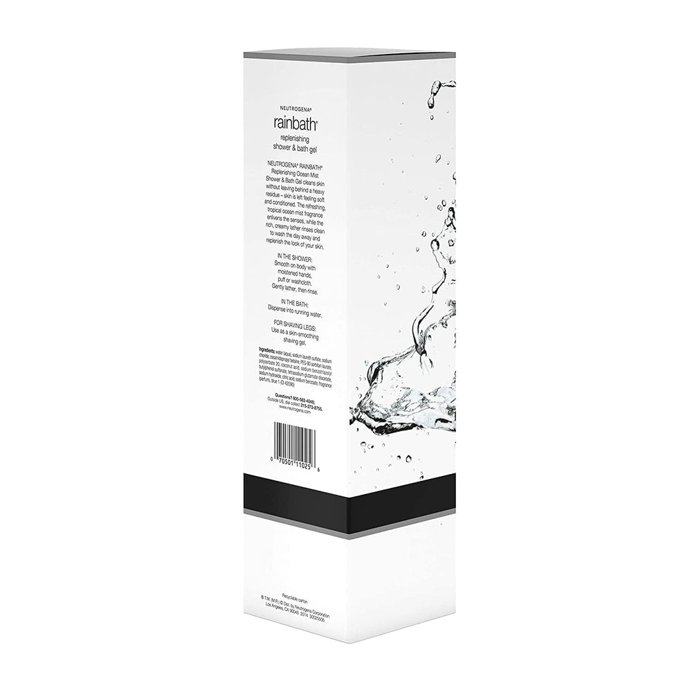 Neutrogena Rainbath application-douce – gel polyvalent pour corps et rasage.